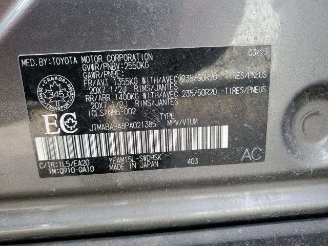 2023 SUBARU SOLTERRA P - JTMABABA8PA021385