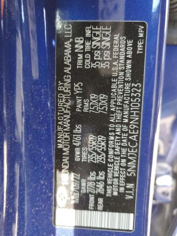 2022 HYUNDAI TUCSON LIM - 5NMJECAE9NH105323