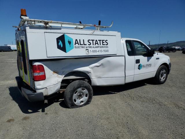 FORD F150 2008 white  gas 1FTRF12248KB94865 photo #4