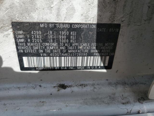 2018 SUBARU IMPREZA SP - 4S3GTAM62J3728090