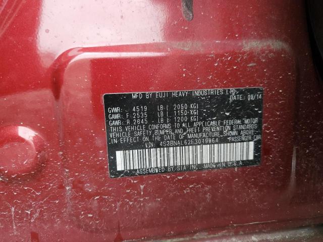 2015 SUBARU LEGACY 2.5 - 4S3BNAL62F3019964