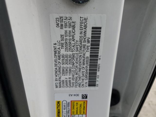 2023 HONDA CR-V SPORT - 5J6RS6H91PL005539