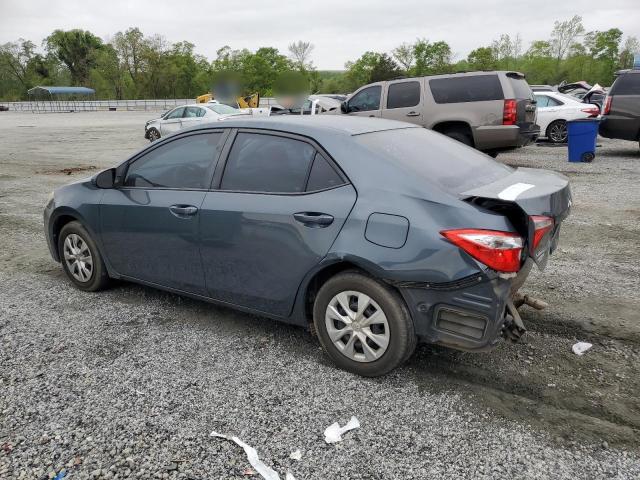 TOYOTA COROLLA L 2015 blue  gas 2T1BURHE9FC244276 photo #3