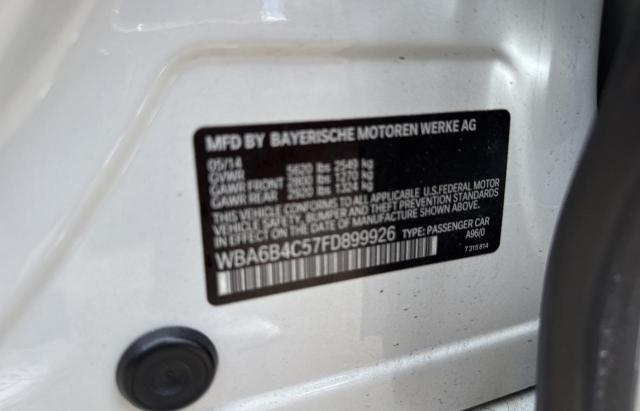 2015 BMW ALPINA B6 WBA6B4C57FD899926