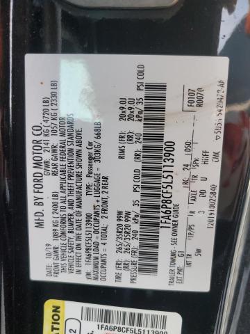 2020 FORD MUSTANG GT - 1FA6P8CF5L5113900
