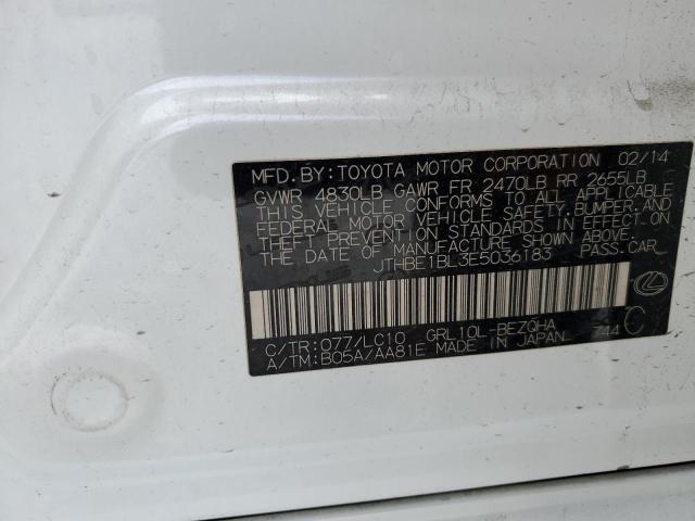 2014 LEXUS GS 350 - JTHBE1BL3E5036183