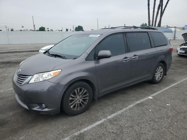 TOYOTA SIENNA XLE 2016 gray sports v gas 5TDYK3DC5GS745451 photo #1