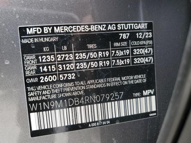 2024 MERCEDES-BENZ EQB 350 4M W1N9M1DB4RN079257