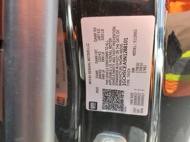 2022 CHEVROLET COLORADO L - 1GCHSCEA5N1288101