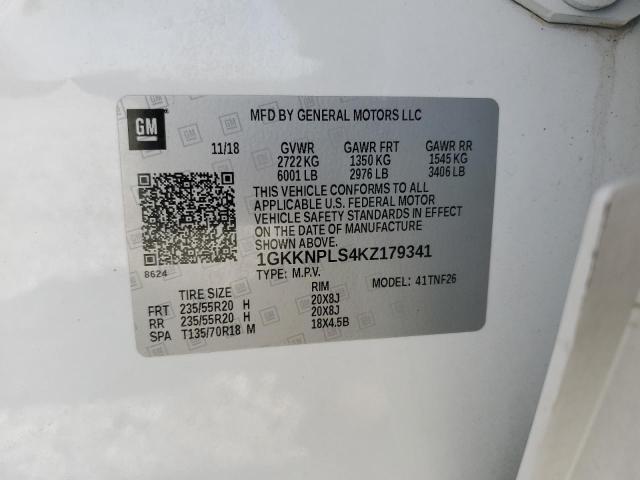 2019 GMC ACADIA DEN - 1GKKNPLS4KZ179341