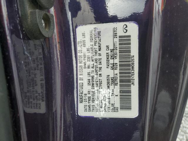 2017 INFINITI Q60 PREMIU - JN1EV7EK3HM360574