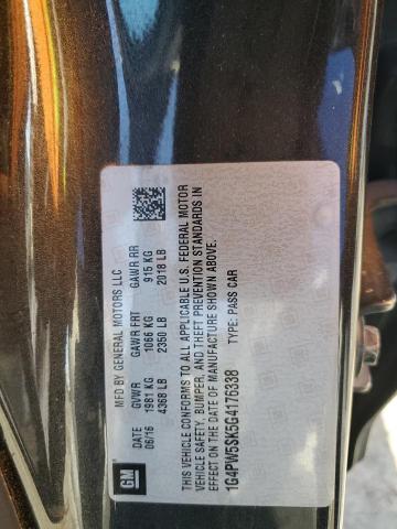 2016 BUICK VERANO SPO 1G4PW5SK5G4176338