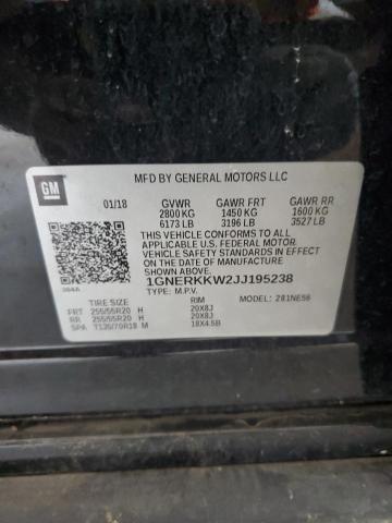 2018 CHEVROLET TRAVERSE P 1GNERKKW2JJ195238
