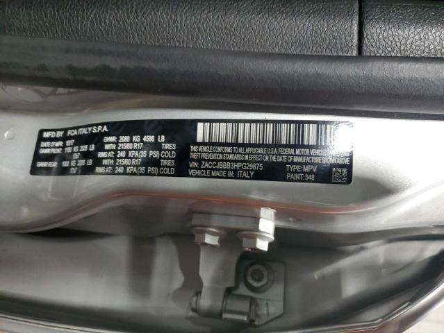 2017 JEEP RENEGADE ZACCJBBB3HPG29875