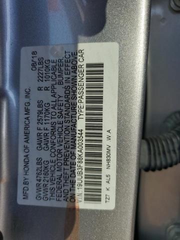 2019 ACURA TLX ADVANC 19UUB3F88KA003544