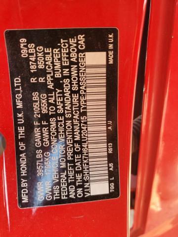 2020 HONDA CIVIC EX - SHHFK7H64LU204715