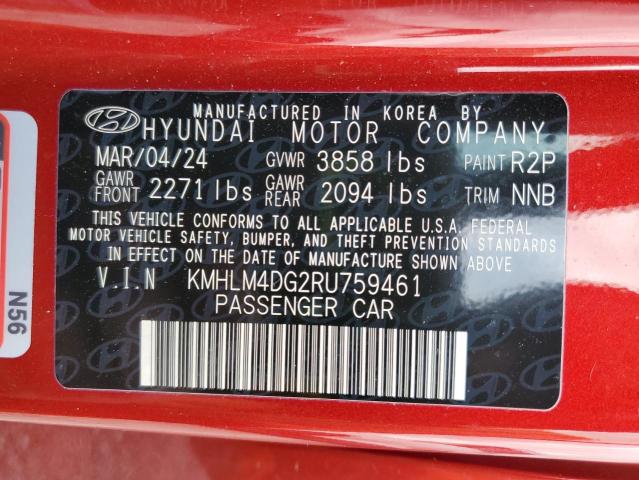 2024 HYUNDAI ELANTRA - KMHLM4DG2RU759461