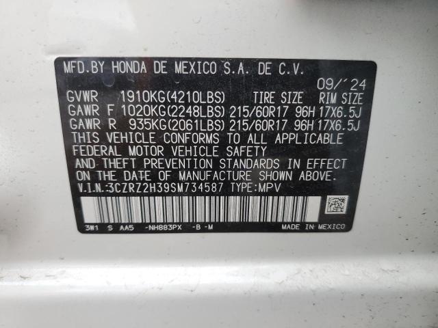 2025 HONDA HR-V LX - 3CZRZ2H39SM734587