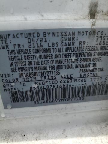 2021 NISSAN SENTRA S - 3N1AB8BV7MY277135