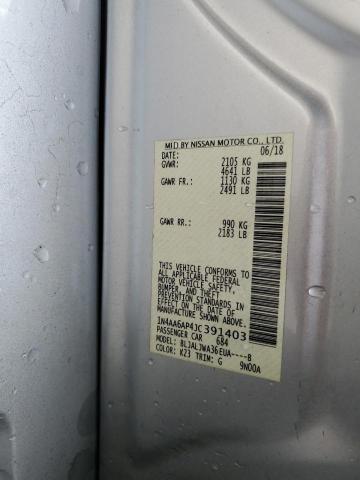 2018 NISSAN MAXIMA 3.5 - 1N4AA6AP4JC391403