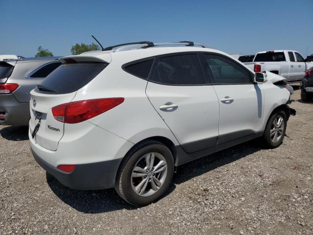 HYUNDAI TUCSON GLS 2013 white  gas KM8JU3AC5DU640346 photo #4