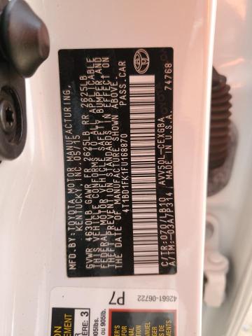 2015 TOYOTA CAMRY HYBR 4T1BD1FK1FU168870