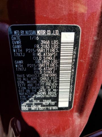 2016 NISSAN JUKE S - JN8AF5MR2GT607653