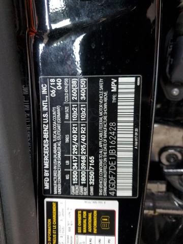 2018 MERCEDES-BENZ GLS 550 4M 4JGDF7DE1JB162428