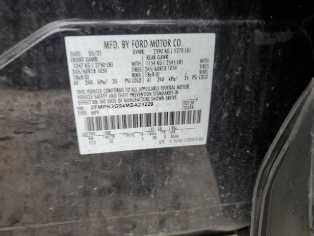 2021 FORD EDGE SE - 2FMPK3G94MBA23229