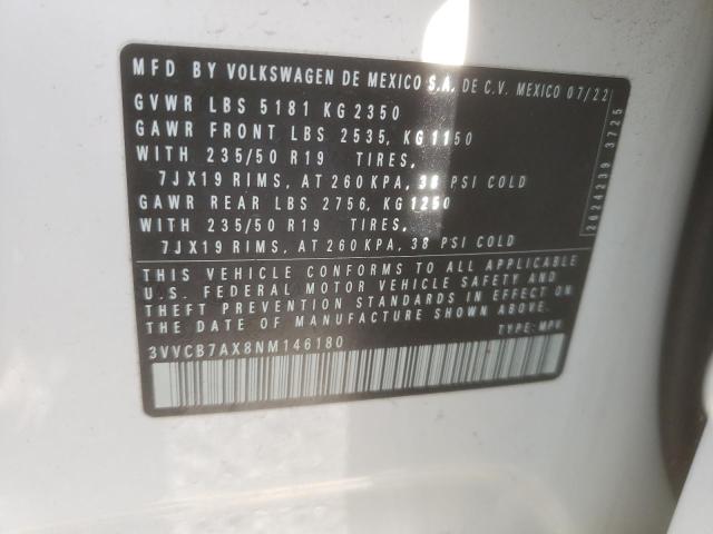 2022 VOLKSWAGEN TIGUAN SE - 3VVCB7AX8NM146180