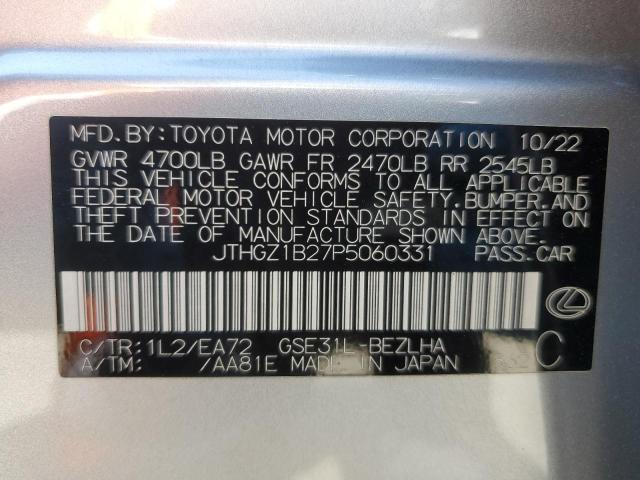 2023 LEXUS IS 350 F S - JTHGZ1B27P5060331