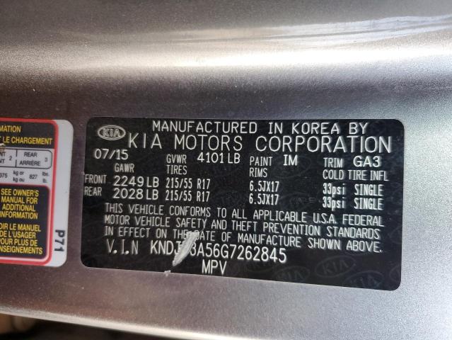 2016 KIA SOUL + - KNDJP3A56G7262845