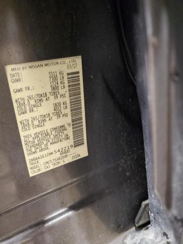 2017 NISSAN TITAN S - 1N6AA1EJ2HN542219