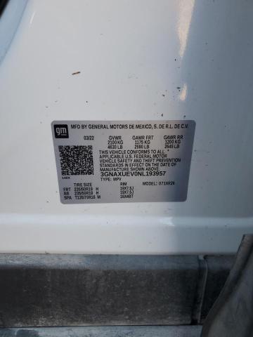 2022 CHEVROLET EQUINOX LT - 3GNAXUEV0NL193957