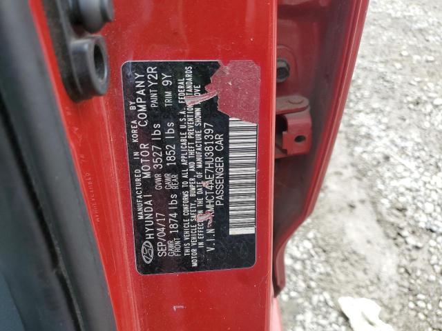 2017 HYUNDAI ACCENT SE - KMHCT4AE7HU381397