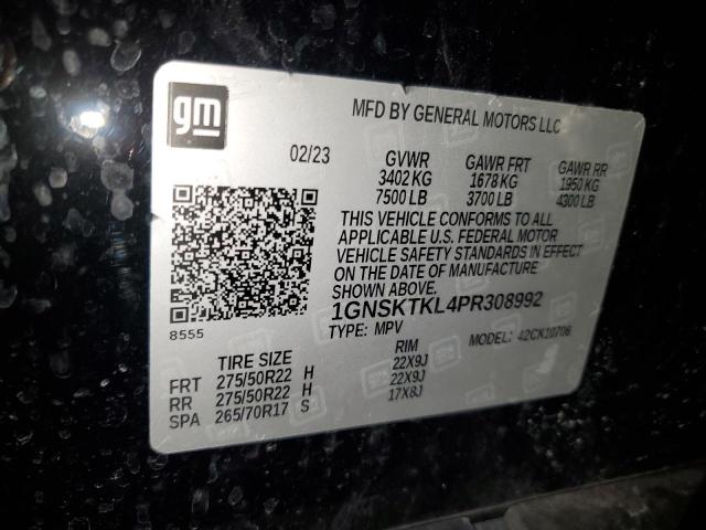 2023 CHEVROLET TAHOE K150 - 1GNSKTKL4PR308992