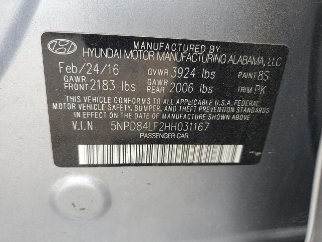 2017 HYUNDAI ELANTRA SE - 5NPD84LF2HH031167