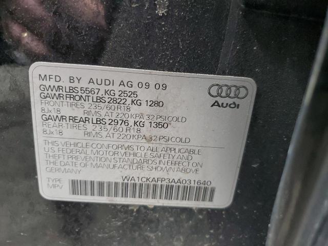 2010 AUDI Q5 PREMIUM - WA1CKAFP3AA031640