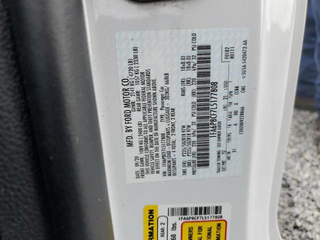 2020 FORD MUSTANG GT 1FA6P8CF7L5177808