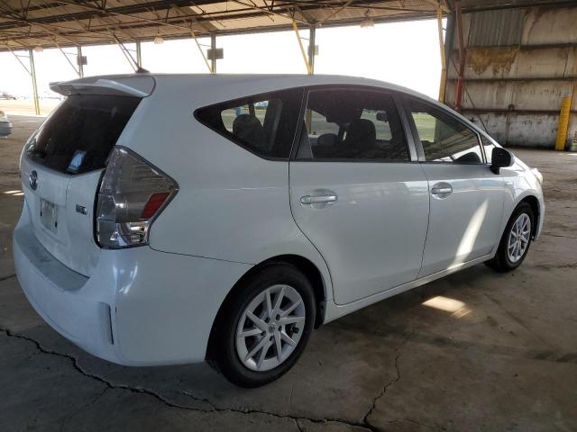 TOYOTA PRIUS V 2012 white station hybrid engine JTDZN3EU0C3155530 photo #4