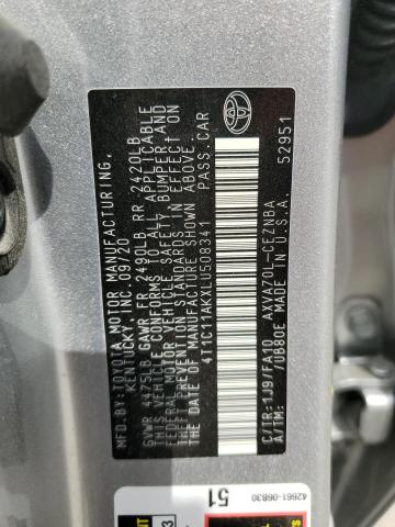 2020 TOYOTA CAMRY LE - 4T1C11AKXLU508341