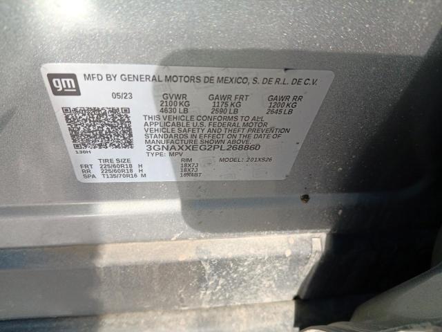 2023 CHEVROLET EQUINOX PR - 3GNAXXEG2PL268860