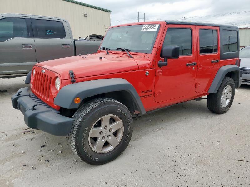 JEEP WRANGLER U 2015 red  flexible fuel 1C4HJWDG1FL749164 photo #1