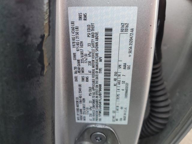 2020 FORD ESCAPE SE - 1FMCU0G61LUB79668