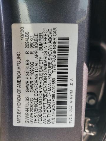 2020 HONDA ACCORD SPO 1HGCV2F39LA031680