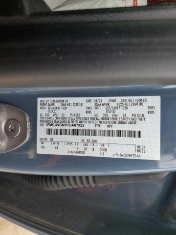 2023 FORD ESCAPE ACT - 1FMCU9GN9PUA87922