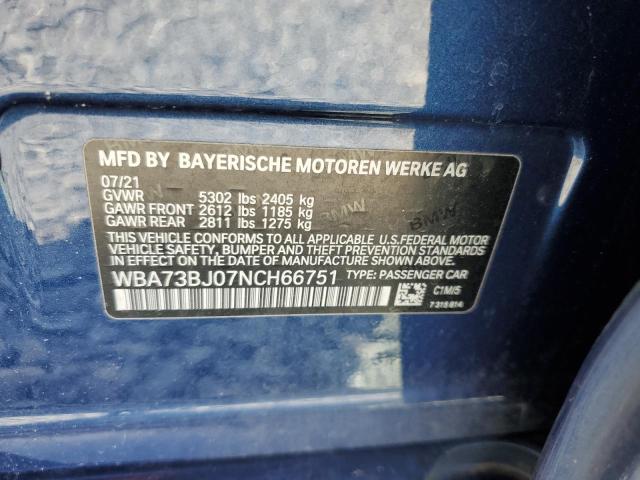 2022 BMW 540 XI - WBA73BJ07NCH66751