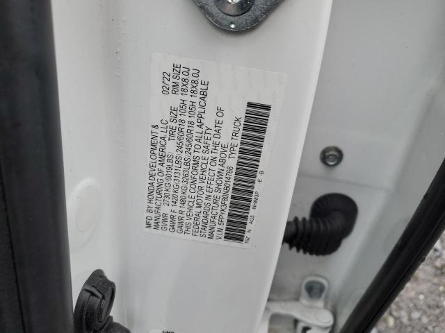 2022 HONDA RIDGELINE - 5FPYK3F80NB014766