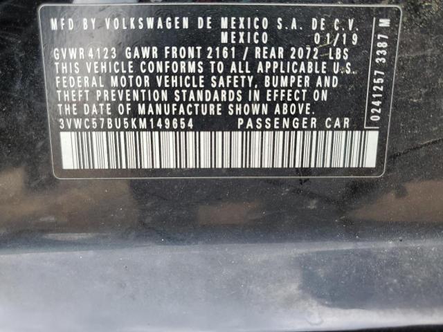 2019 VOLKSWAGEN JETTA S - 3VWC57BU5KM149654