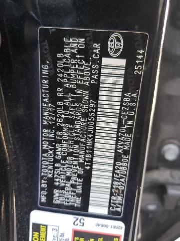 2018 TOYOTA CAMRY L - 4T1B11HK4JU055297